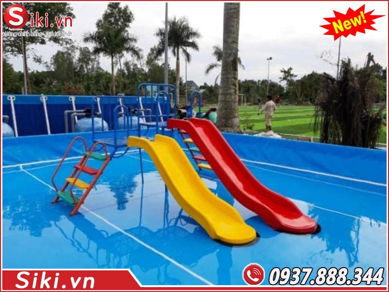 Sử dụng cầu trượt hồ bơi có yêu cầu cần những gì?