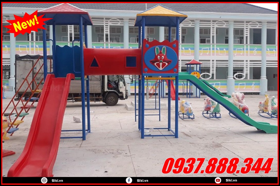 Sản phẩm cầu trượt liên hoàn các loại