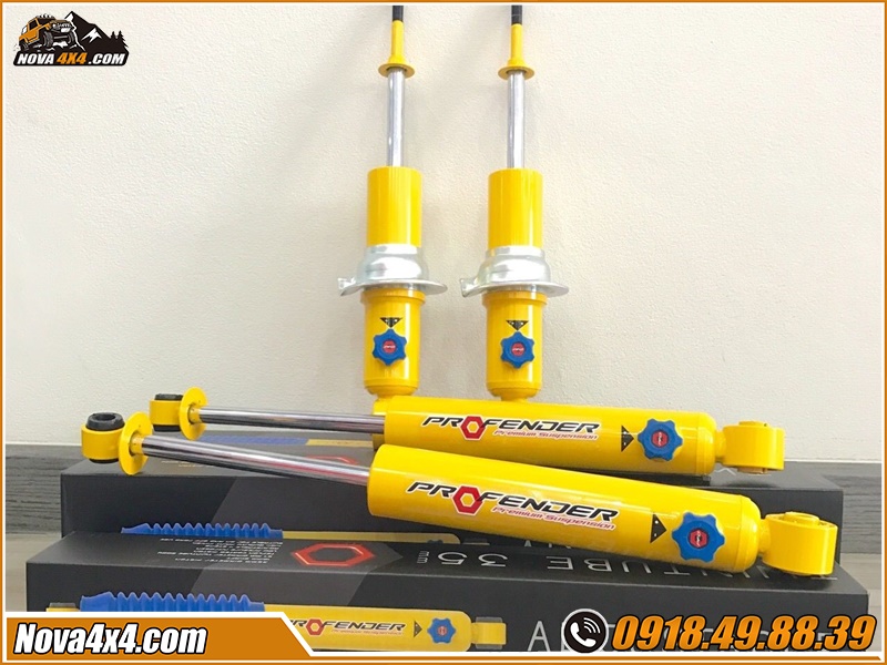 Phuộc Profender xe bán tải giá tốt tại workshop Nova4x4