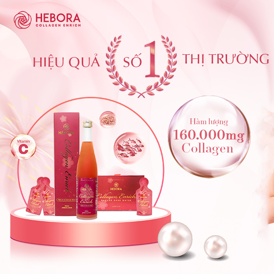 Hebora collagen enrich damask rose water