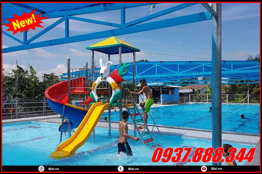 Cầu trượt hồ bơi giá tốt 2020 2021 tại TP.HCM