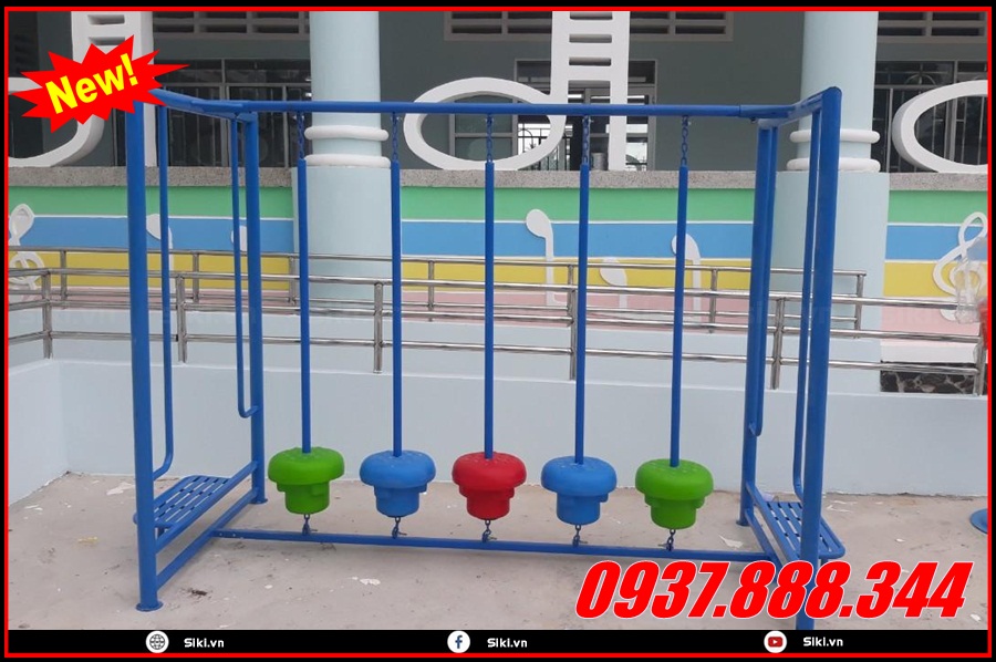 Trẻ em khoảng độ tuổi bao nhiêu có thể chơi được đồ chơi thang leo mầm non?