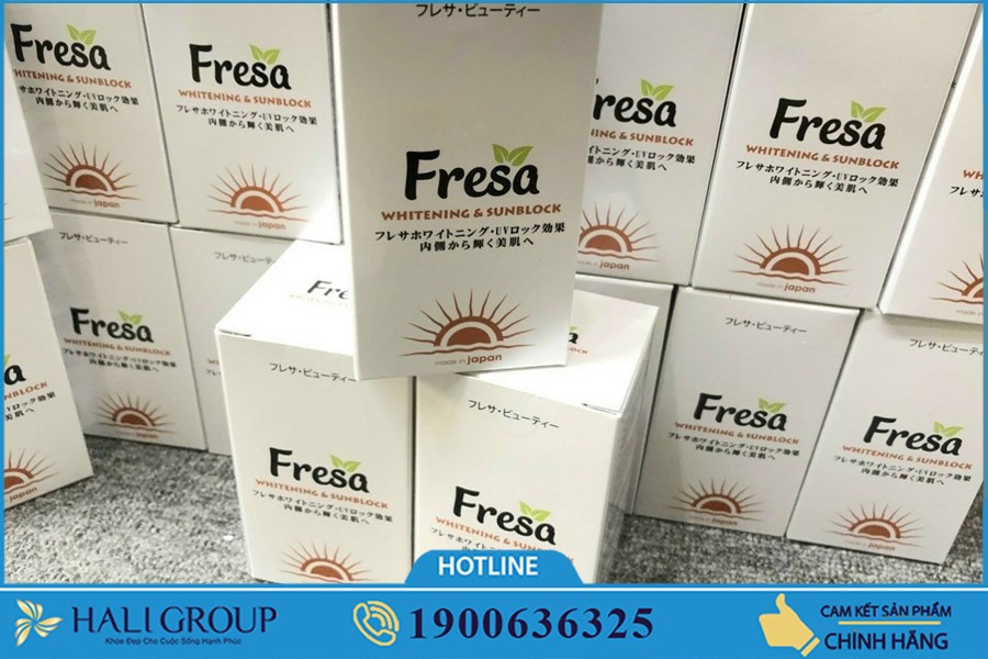 Viên uống trắng da Fresa của Nhật giá bao nhiêu?